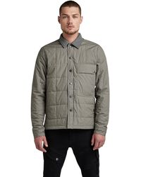 G-Star RAW - Jas Postino Quilted Overhemd - Lyst