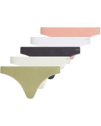 Calvin Klein - Strings Lot de 5 Thong sous-Vêtement - Lyst