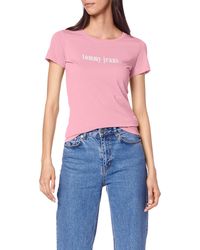 Tommy Hilfiger Organic Cotton Blend Logo Maglietta Donna - Multicolore