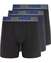 PUMA - 3 Pack Performance Boxer Briefs - Lyst