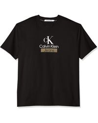 Calvin Klein - T-SHIRT J322511 CK BLACK-BEH L - Lyst