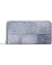 Desigual - Mone_yoko Pu Denim Fi Bi-fold Wallet - Lyst