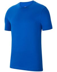 Nike - CZ0881-463 M NK PARK20 SS Tee T-Shirt Uomo Royal Blue/White Taglia M - Lyst