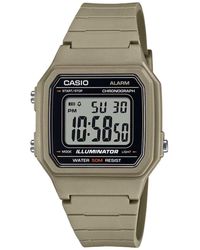 G-Shock - Orologio Analogico-Digitale Uomo con Cinturino in Acciaio Inossidabile W-217H-5AVDF - Lyst