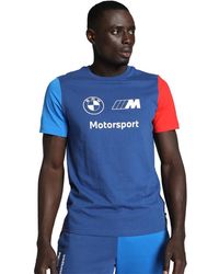 PUMA - T-Shirt à Logo ESS BMW M Motorsport M Pro Blue M Color - Lyst