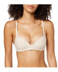 Calvin Klein - Wireless Bra - Lightly Lined - Everyday Comfort - Bras For - Clothes - Ladies Tops - Beechwood - Lyst