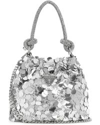 Guess - Holiday Shine Pochette Mini Silver - Lyst