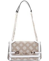 Guess - Loralee Convertible XBody Flap White Logo - Lyst