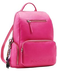 Desigual - Midsize Half-logo Backpack - Lyst
