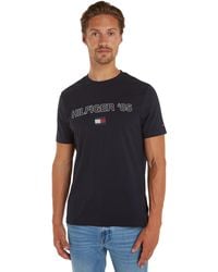 Tommy Hilfiger - Hilfiger 85 Tee MW0MW34427 T-Shirts ches Courtes - Lyst
