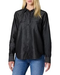 Amazon Essentials - Camicia A iche Lunghe con Bottoni sul Colletto in Tessuto Denim Chambray - Lyst