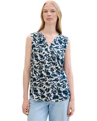 Tom Tailor - Blusen Top mit Muster - Lyst