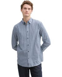 Tom Tailor - Regular Fit Hemd mit Turn-up-Funktion - Lyst