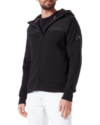 Tommy Hilfiger - Mix Media Hoodie With Zip - Lyst