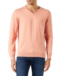 Hackett - Cotton Silk V Neck Pullover Sweater - Lyst