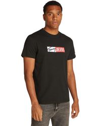 Tommy Hilfiger - Uomo T-Shirt iche Corte Slim Entry Graphic Scollo Rotondo - Lyst