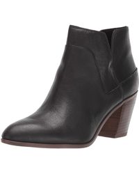 franco sarto halford ankle boot cognac