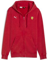 PUMA - Scuderia Ferrari Sportswear Veste à capuche pour homme - Lyst