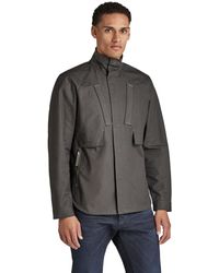 G-Star RAW - Utility Zip Overshirt Jacket - Lyst