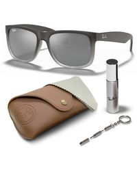 Ray-Ban - Occhiali da sole classici a forma quadrata con set di - Lyst