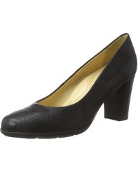 Geox Leather D Annya Mid B Closed Toe Heels in Black - Save 1% - Lyst