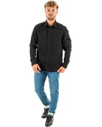 Calvin Klein - Jeans MONOLOGO Badge Relaxed Shirt J30J323255 Camisas Casuales - Lyst