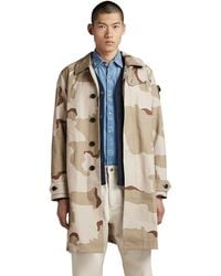 G-Star RAW - Casual Utility Trench Coat - Lyst