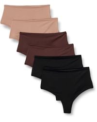 Amazon Essentials - Tanga Aus Mikrofaser Mit Hohem Bund - Lyst