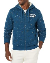 Amazon Essentials Disney | Marvel | Star Wars Sherpa-lined Full-zip Hoodie  Sweatshirts in Orange for Men | Lyst