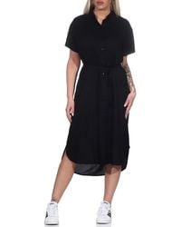 Vero Moda - Vmbumpy Ss Calf Shirt Dress Noos - Lyst