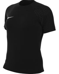 Nike - DR0909-010 W NK DF STRKE III JSY SS T-Shirt Black/Black/Black/White Größe S - Lyst