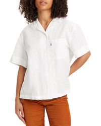 Levi's - Ari Short Sleeve Resort Camisa Mujer - Lyst