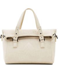 Desigual - White Polyurethane Handbag - Lyst