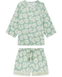 Women'secret - Citric Summer Pyjama Met Korte Mouwen Voor - Lyst