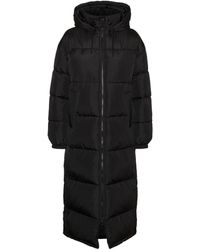 Vero Moda - Steppmantel VMklea Long Coat 10293012 Black S - Lyst