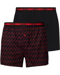 HUGO - Woven TWINPACK Boxer_Short - Lyst