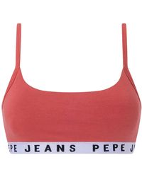 Pepe Jeans - Vrouwen Solid Str Brlt Bh - Lyst