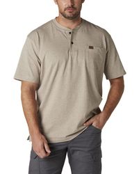 Wrangler - Short Sleeve Henley Shirt - Lyst
