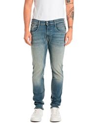 Replay - Herren Jeans Anbass Slim-Fit Hyperflex mit Stretch - Lyst