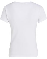Tommy Hilfiger - T-Shirt Kurzarm Essential Rib Rundhalsausschnitt - Lyst