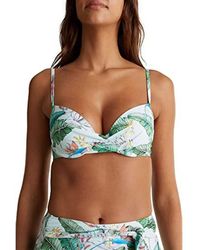 Esprit Gleason Beach Padded Bra Top Bikini para Mujer 