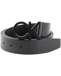 Calvin Klein - Gürtel Ck Buckle Belt 3.5 cm Ledergürtel - Lyst