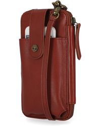 Timberland - Rfid Leather Phone Crossbody Wallet Bag - Lyst