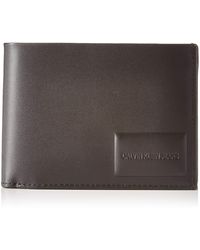 Calvin Klein Omega Billfold Extra Schultertasche, Schwarz (BLACK)