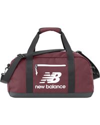 New Balance - , , Athletics Duffel Bag, Athletic And Casual Wear, One Size Fits Most, Nb Burgundy - Lyst