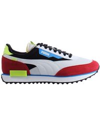 PUMA - Future Rider Play On Lace-up Multicolor Synthetic S Trainers 371149 28 - Lyst