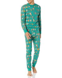Amazon Essentials - Snug-fit Cotton Pajamas Schlafanzug aus Baumwolle - Lyst