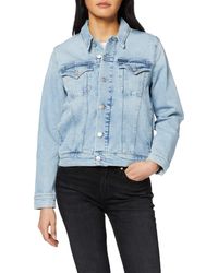 Calvin Klein Foundation Trucker Giacca in Jeans - Blu