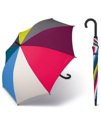 Parapluie Canne Droit Automatique Femme Long AC Taille 86 cm Esprit 