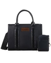 Wrangler - Tote Bag Sets For 2pcs Handbags And Card Wallet Designer Satchel Purses - Lyst